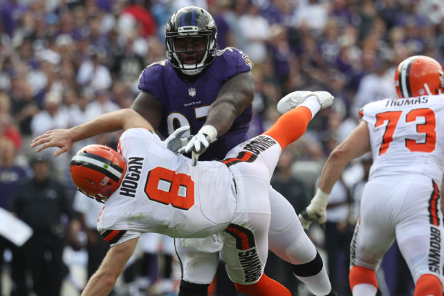 Kevin Hogan, quarterback för Cleveland Browns.